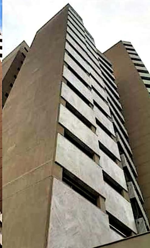Fachada predial restaurada